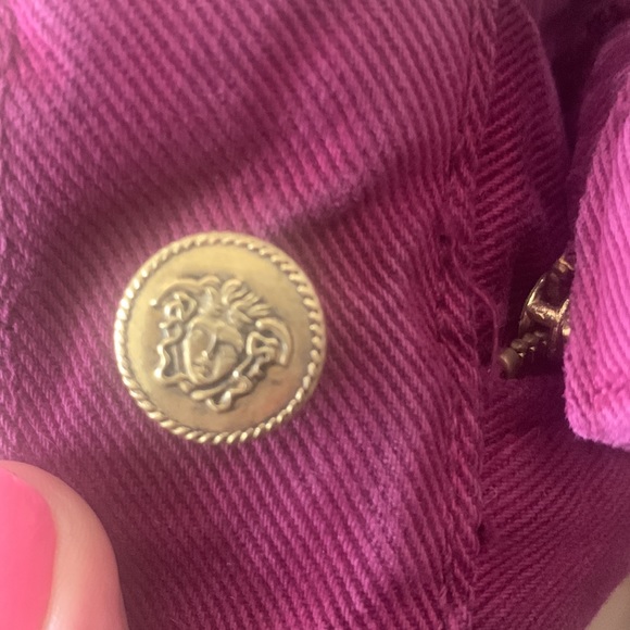 NWT Versace Jeans in Raspberry/Burgundy, Sz 34/48 (M) - Picture 8 of 12